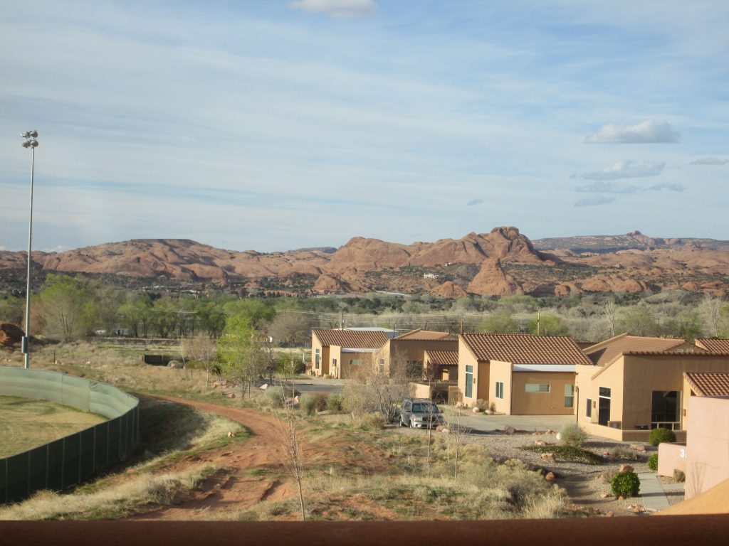 Moab Lodging In Autumn - View from Master Bedroom